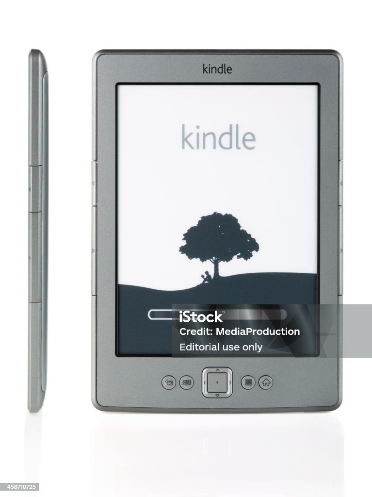 Nuovo Amazon Kindle - Foto stock royalty-free di Accessibilità