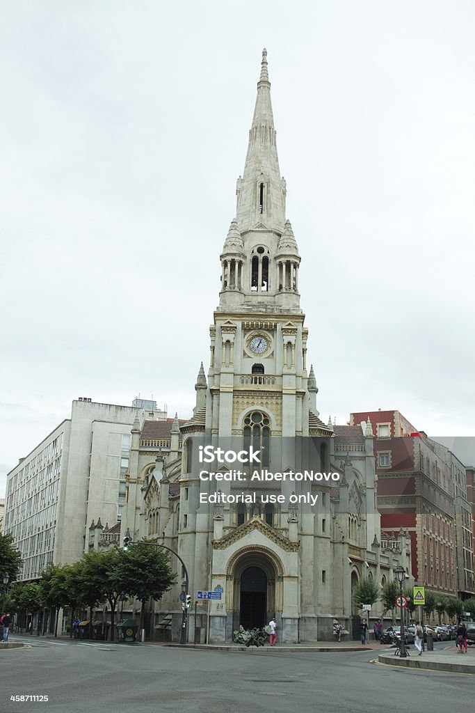Igreja de San Jose-Bilbao - Foto de stock de Arquitetura royalty-free