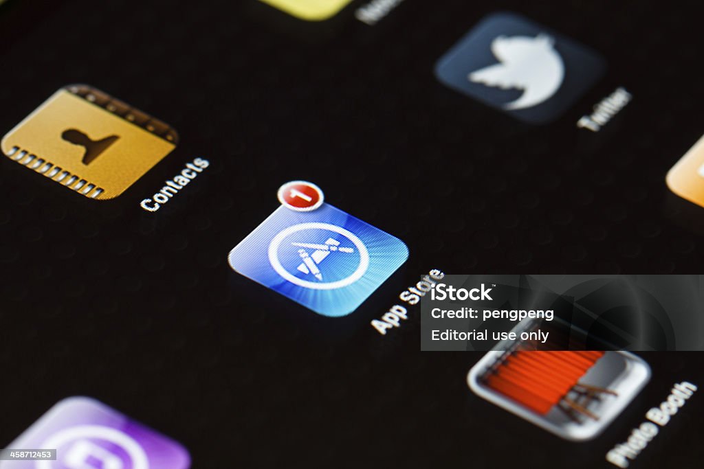 App store アイコン - iPhoneのロイヤリティフリーストックフォト