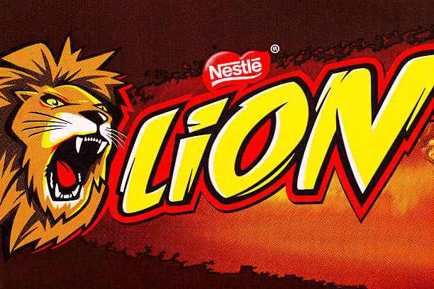 Lion Bar logo stock photo