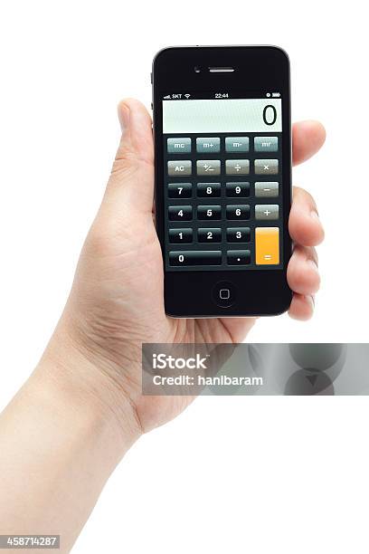 Honorarberechnung Auf Smartphoneapp Stockfoto und mehr Bilder von Rechenmaschine - Rechenmaschine, Smartphone, Apple Computer