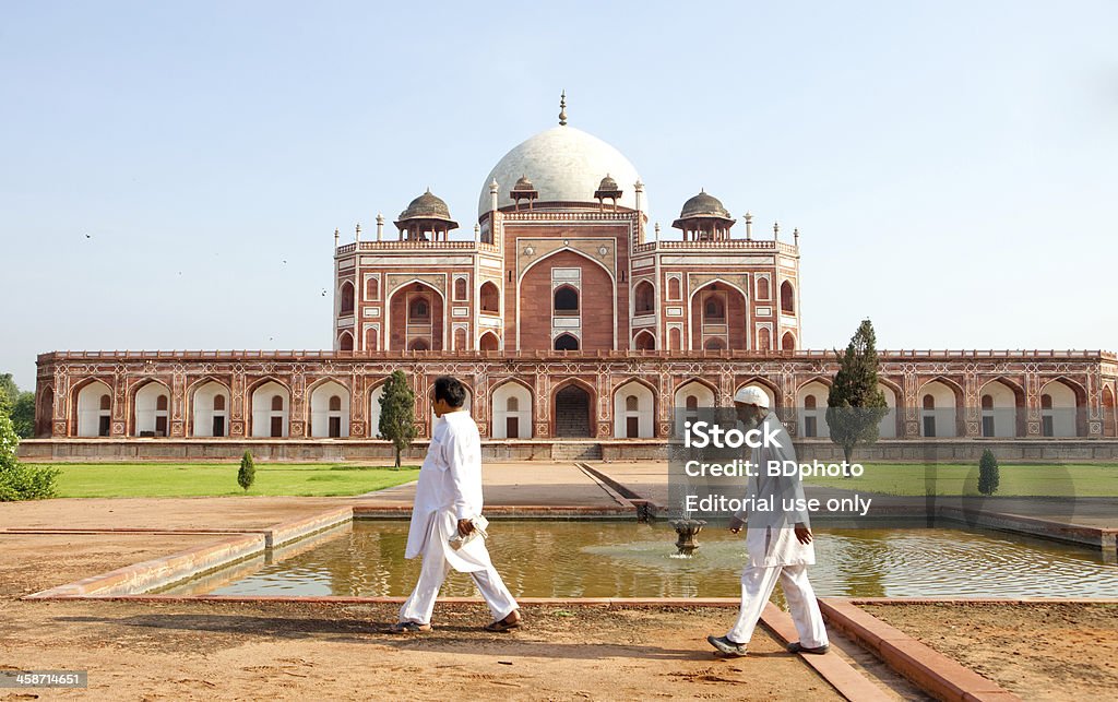 Humayun's Tomb, Нью-Дели, Индия - Стоковые фото Mughal Empire роялти-фри