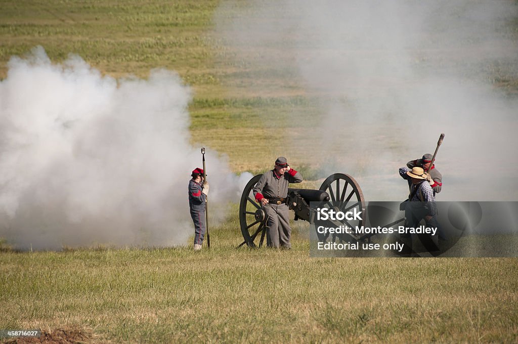 Battaglia di Gettysburg - Foto stock royalty-free di Forze armate degli Stati Confederati