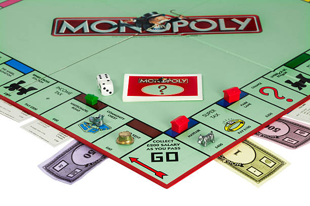 monopoli - monopoly board game color image photography nobody foto e immagini stock