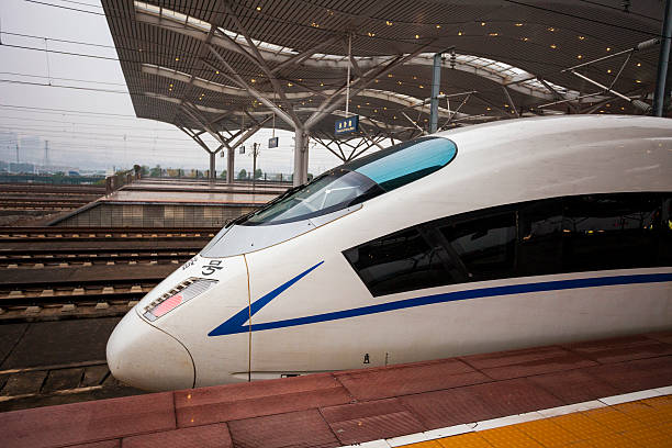 고속 열차, changsa, china - siemens 뉴스 사진 이미지