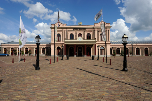 Vilnius, Vilnius,Lithuania - AUG 14, 2020: Choral Synagogue of Vilnius is the only synagogue of Vilnius that is still in use. The other synagogues were destroyed during World War II. Religion concept