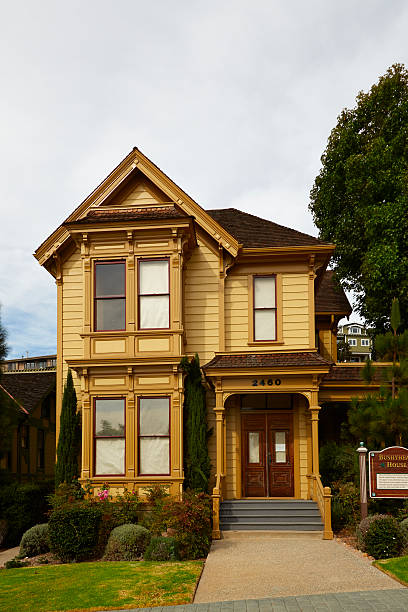 bushyhead ハウス、サンディエゴの旧市街歴史公園 - house san diego california old town architecture ストックフォトと画像