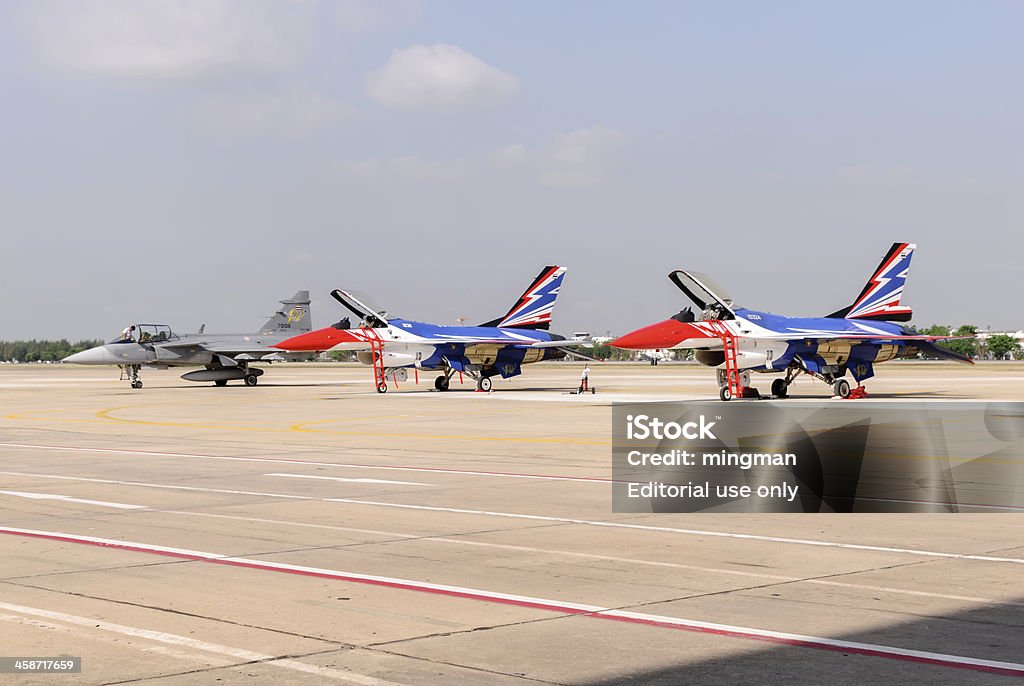 Breitling equipa a jato no céu real - Royalty-free Asa de aeronave Foto de stock