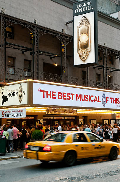 The Book of Mormon musical on Broadway stock photo