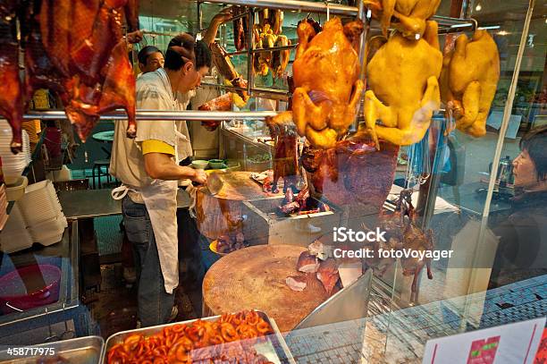 Chiński Delikatesy Cafe Kuchni Hong Kong - zdjęcia stockowe i więcej obrazów Azja - Azja, Azjaci, Białe mięso