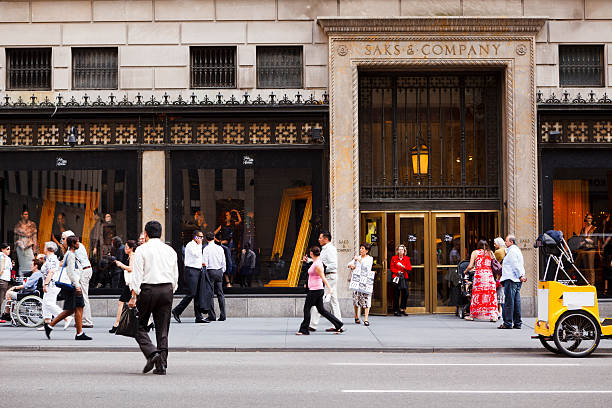 New York, USA - September 26, 2018: Ted Baker London Store on Fifth Avenue (5th Ave) in Manhattan, New York City. USA.