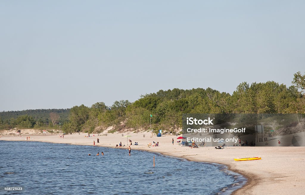 Grand Beach Manitoba - Foto de stock de Areia royalty-free