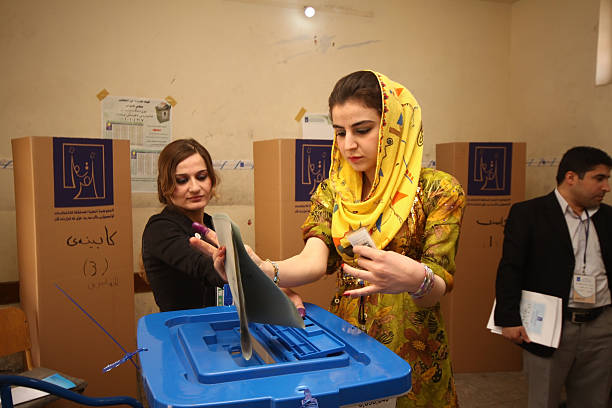 Iraqi General Elections stock photo