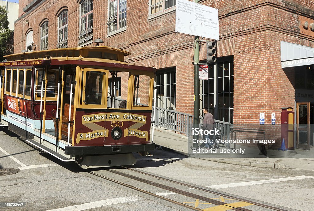 Bonde em San Francisco, Califórnia, EUA - Royalty-free Museu Foto de stock