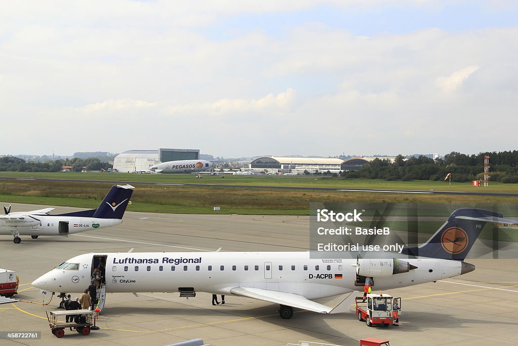 Flughafen Friedrichshafen - Lizenzfrei Allgemeine Luftfahrt Stock-Foto