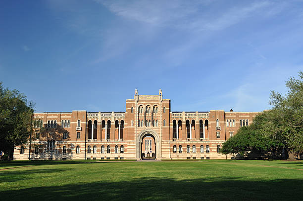 Lovett Hall in Rice University stock photo