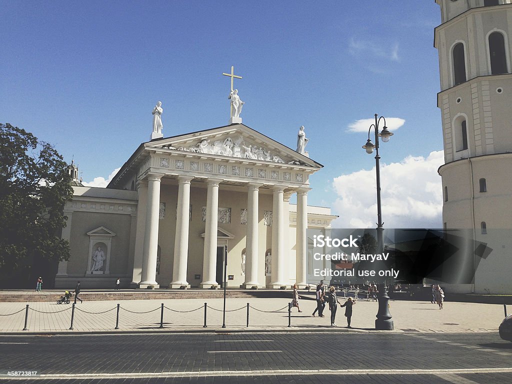 Catedral de Vilnius - Royalty-free Antigo Foto de stock
