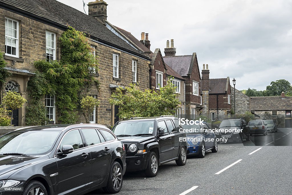 Peak district em derbyshire típica Casa - Royalty-free Aldeia Foto de stock