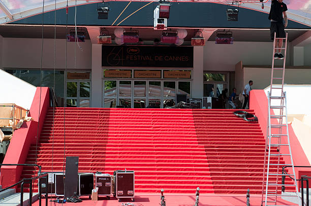 Palais des Festivals in Cannes "Cannes, France - May 23, 2011: Palais des Festivals at the next day after closing ceremony 64th Cannes Film Festival on May 23, 2011 in Cannes, France" cannes film festival stock pictures, royalty-free photos & images