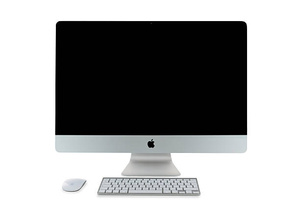 Apple iMac 27 inch stock photo