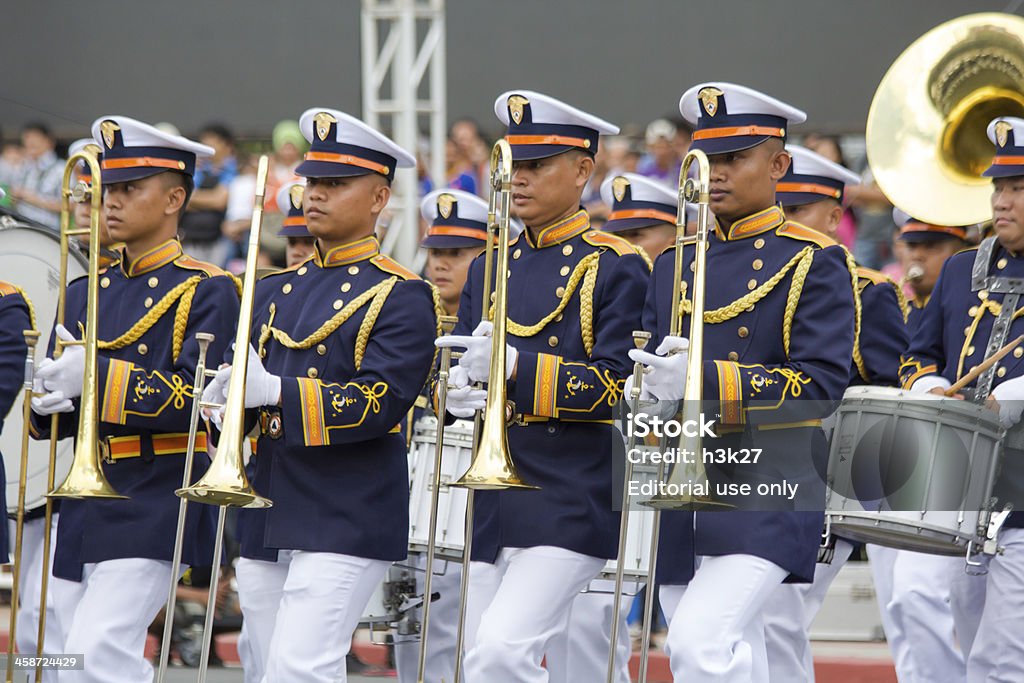 필리핀 Millitary 사관학교 cadets - 로열티 프리 퍼레이드 스톡 사진