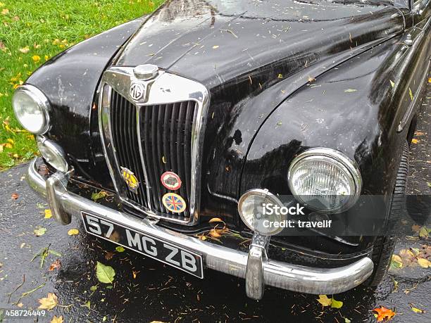 Klasyczny Samochód Brytyjskie 1957 Mg Magnette Zb - zdjęcia stockowe i więcej obrazów 1950-1959 - 1950-1959, Bez ludzi, Chrom