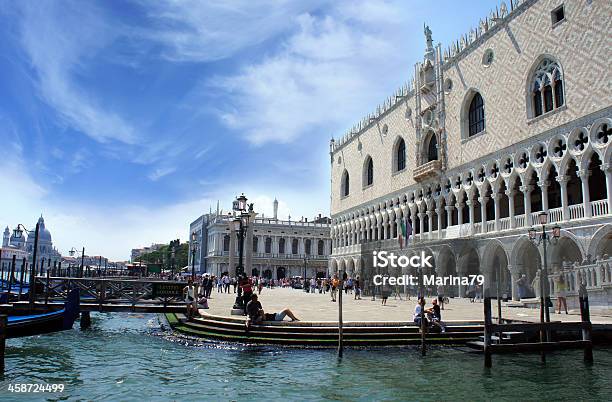 Palácio Ducal Da Lagoa De Veneza Itália - Fotografias de stock e mais imagens de Antigo - Antigo, Arquitetura, Arte