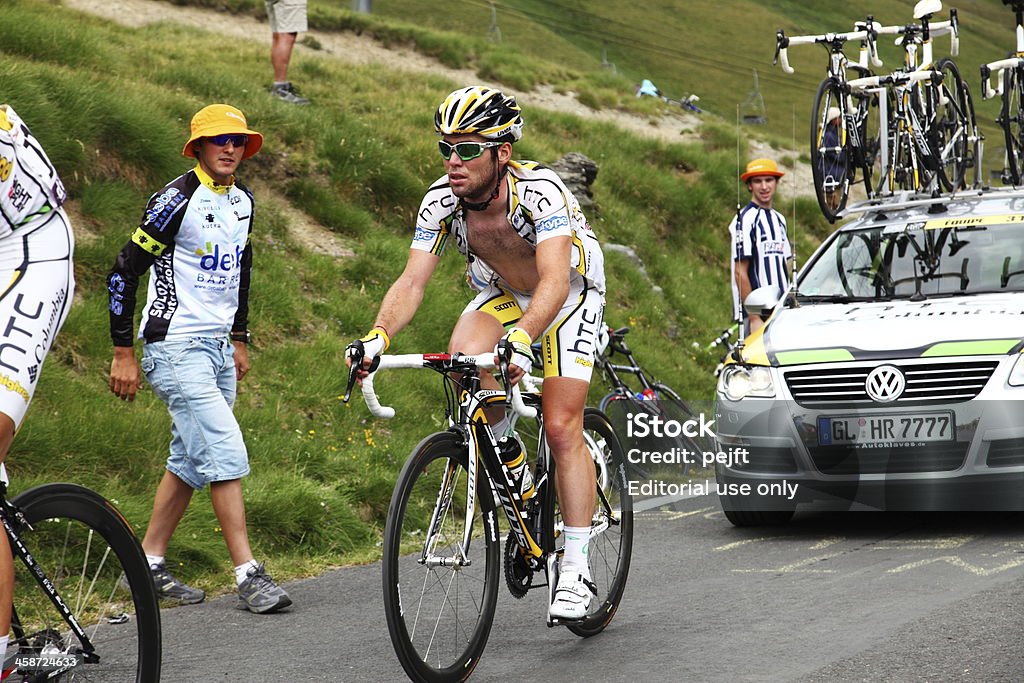 Mark Cavendish am Col du Tourmalet - Lizenzfrei Tour de France Stock-Foto