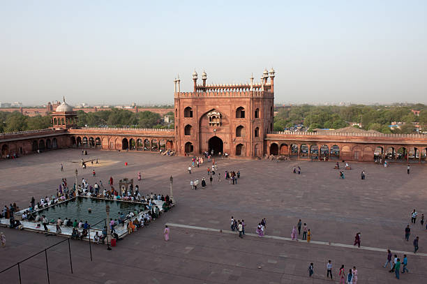 Jama Masjid starego Delhi w Indiach – zdjęcie