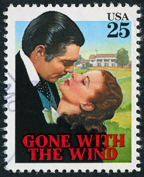 風と共に去りぬ stamp - gable ストックフォトと画像