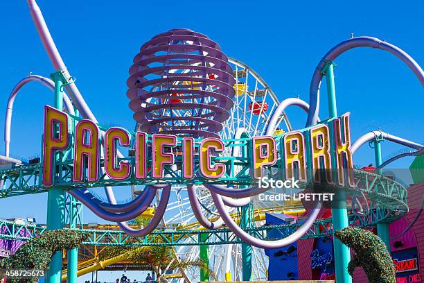 Pacific Park Santa Monica - zdjęcia stockowe i więcej obrazów Bez ludzi - Bez ludzi, Fotografika, Horyzontalny