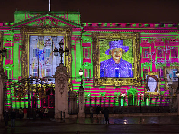 Buckingham Palace 추정 인물 사진 스톡 사진