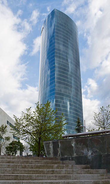 Iberdrola tower stock photo