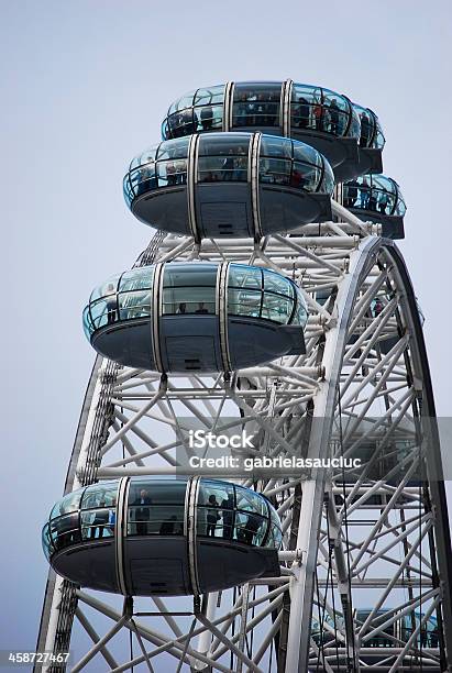 London Eye Stockfoto und mehr Bilder von Architektonisches Detail - Architektonisches Detail, Architektur, Aufnahme von unten