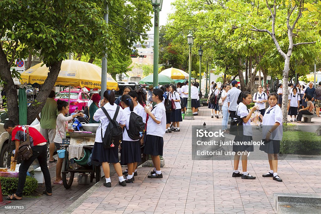 Alunos Hora de Almoço - Royalty-free Adolescente Foto de stock