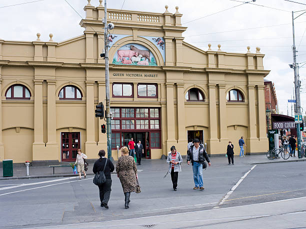 Queen Victoria Market, Melbourne stock photo