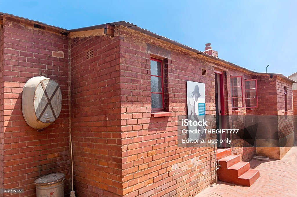 Nelson Mandela casa Soweto - Foto de stock de Nelson Mandela royalty-free