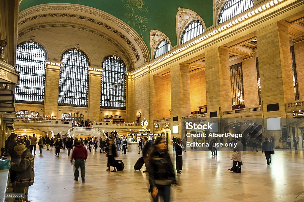 Innenansicht des Grand Central Terminal - Lizenzfrei Abschied Stock-Foto