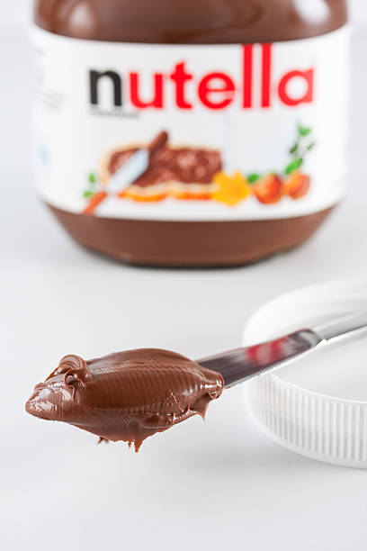 Nutella Hazelnut Spread stock photo