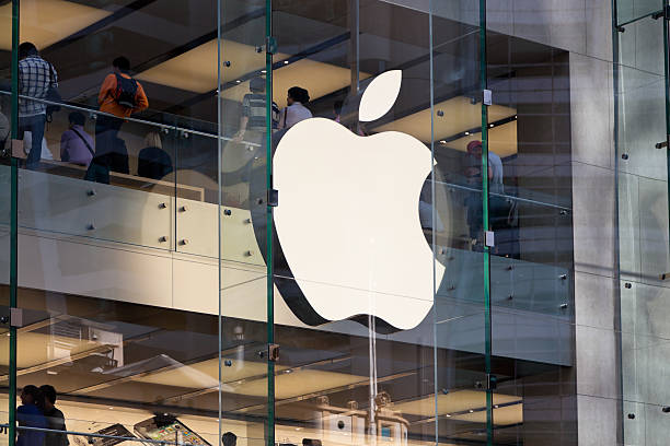 les ordinateurs apple store à sydney, en australie - brand name photos et images de collection