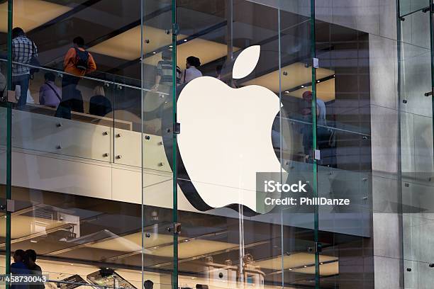 The Apple Computers Store In Sydney Australia Stock Photo - Download Image Now - Logo, Business, Apple Store
