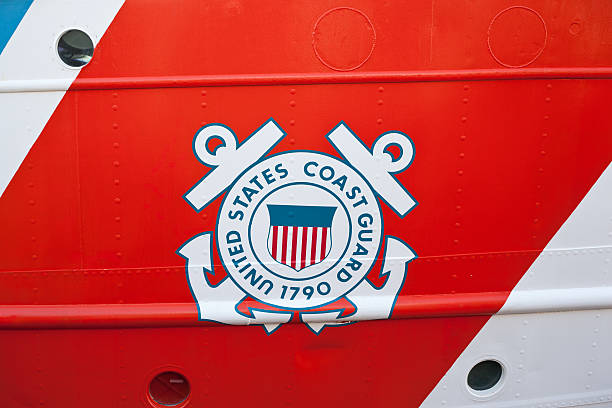 United States Coast Guard Emblem stock photo