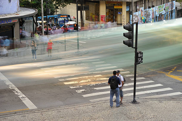 mouvements de trafic - longtime photos et images de collection