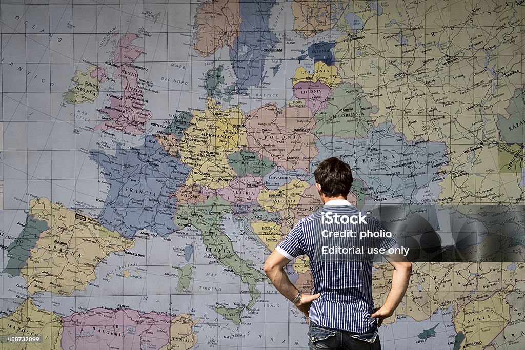 Guarda l'Europa - Foto stock royalty-free di Globo terrestre