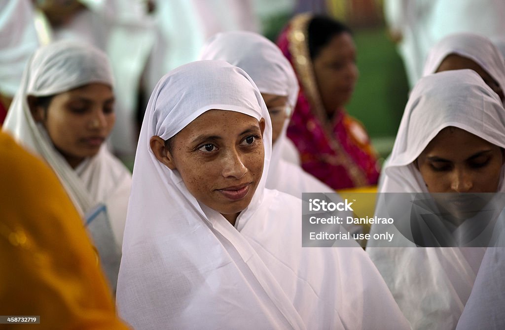 Jain Digamber Nonne, sadhvi, Ajmer, Rajasthan, Indien - Lizenzfrei Ajmer Stock-Foto