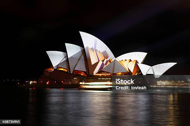 Photo libre de droit de Opéra De Sydney En Australie Pendant Ses Festival banque d'images et plus d'images libres de droit de Architecture - Architecture, Art, Art et Artisanat