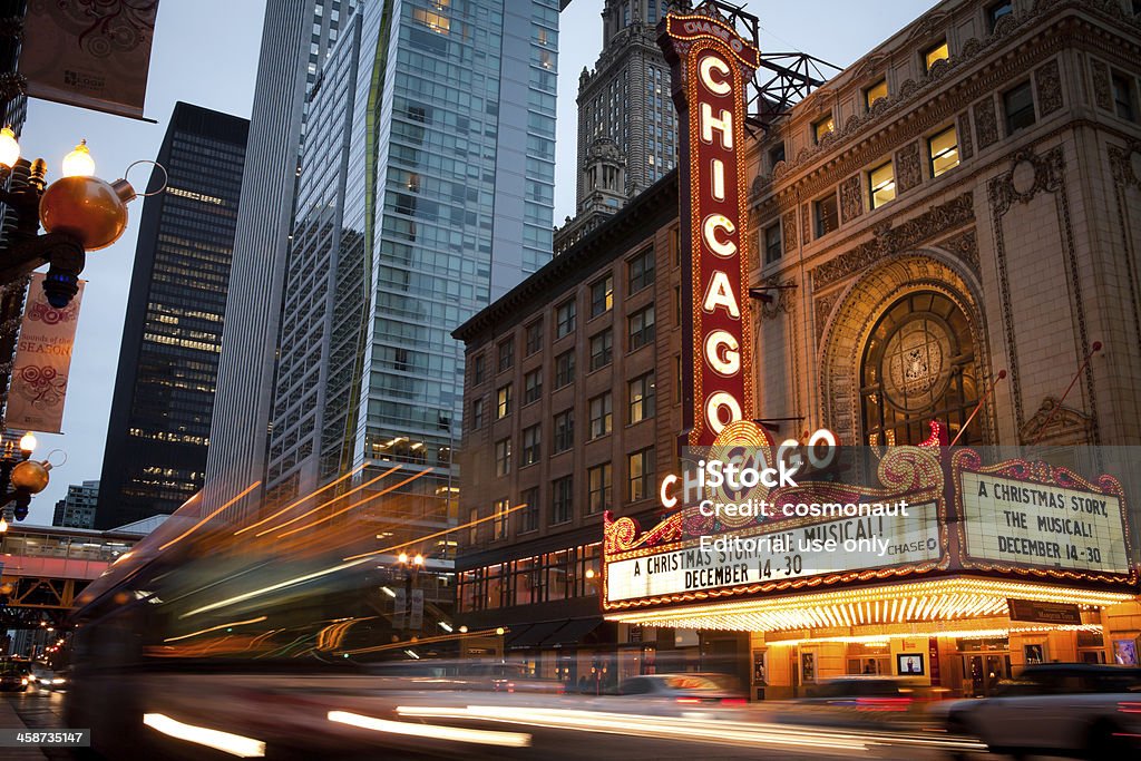 Chicago Theatre - Zbiór zdjęć royalty-free (Chicago Theater)