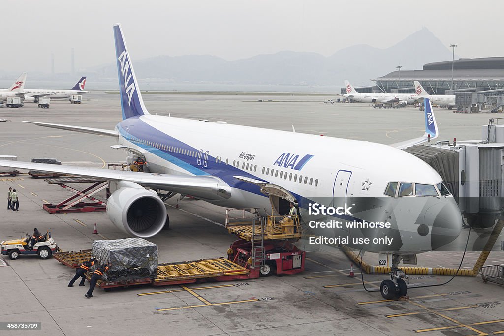 Ана Boeing 767-300 - Стоковые фото All Nippon Airways роялти-фри