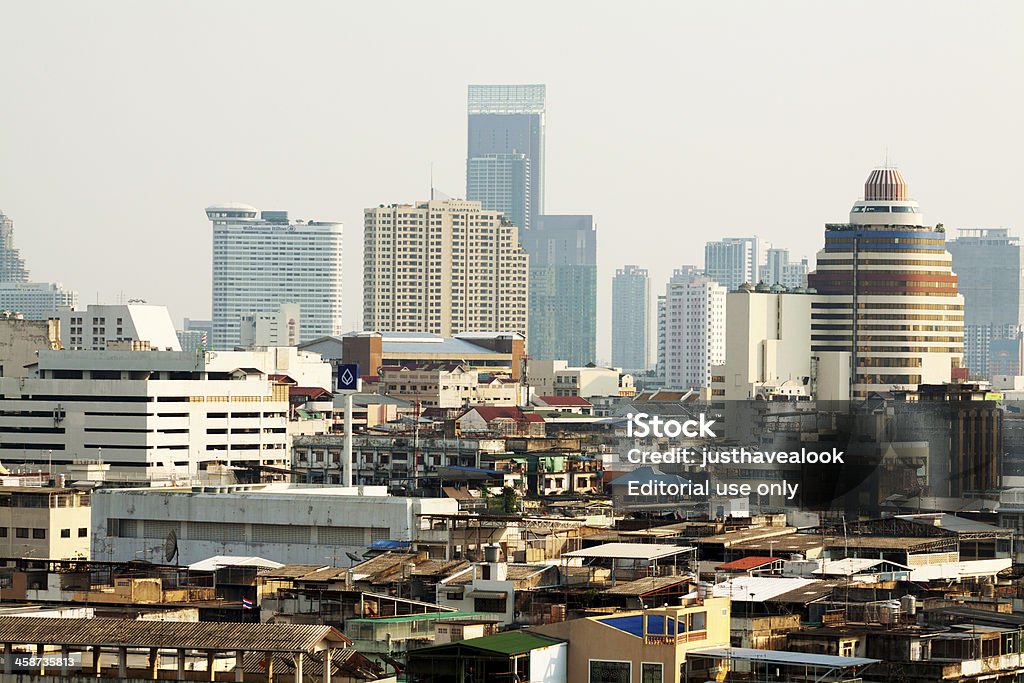 Horizonte de Bangkok - Foto de stock de Arquitetura royalty-free