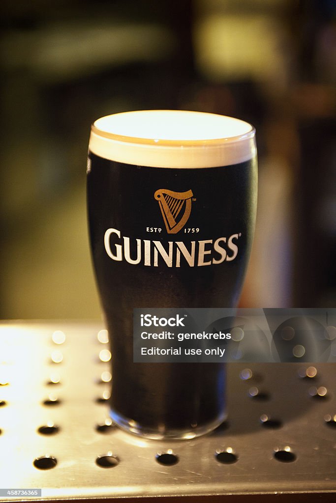 Fresh Pint Of Guinness Ballyneale Ireland Stock Photo - Download